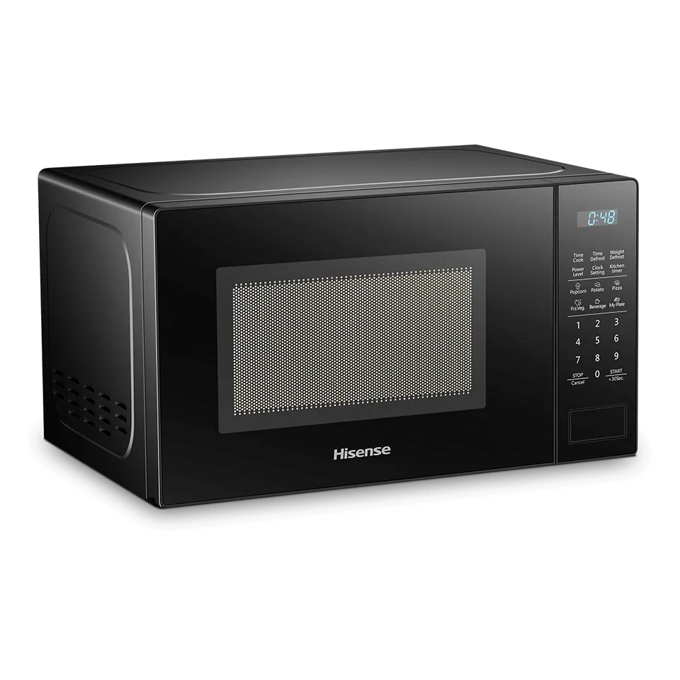 Hisense H20MOBS11, Countertop, Solo microwave, 20 L, 700 W, Built-in display, LED