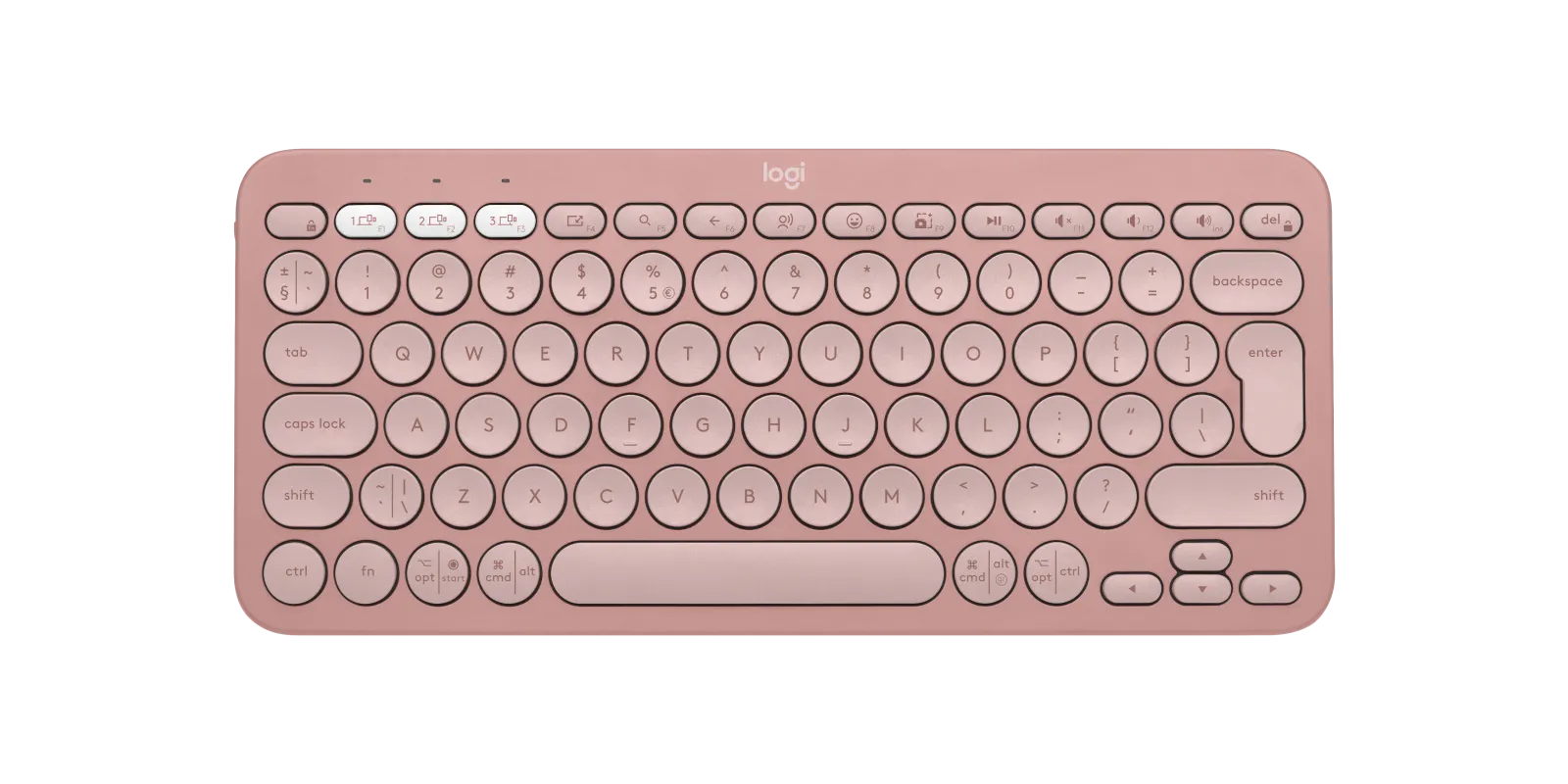 LOGI Pebble Keys 2 K380s - TONAL ROSE - US INT'L - BT
