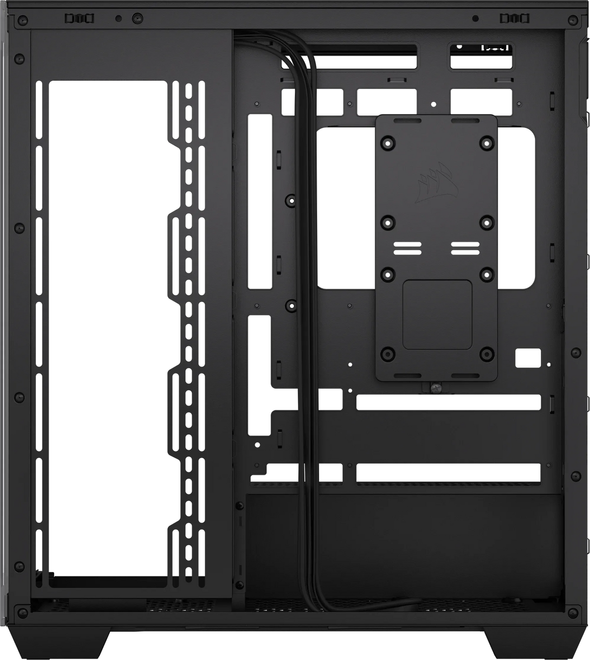 3500X Tempered Glass Black Mid-Tower PC Case; 2x 3.5'' |  2x 2.5'' Drive Bays; Up to 360mm Radiator compatible