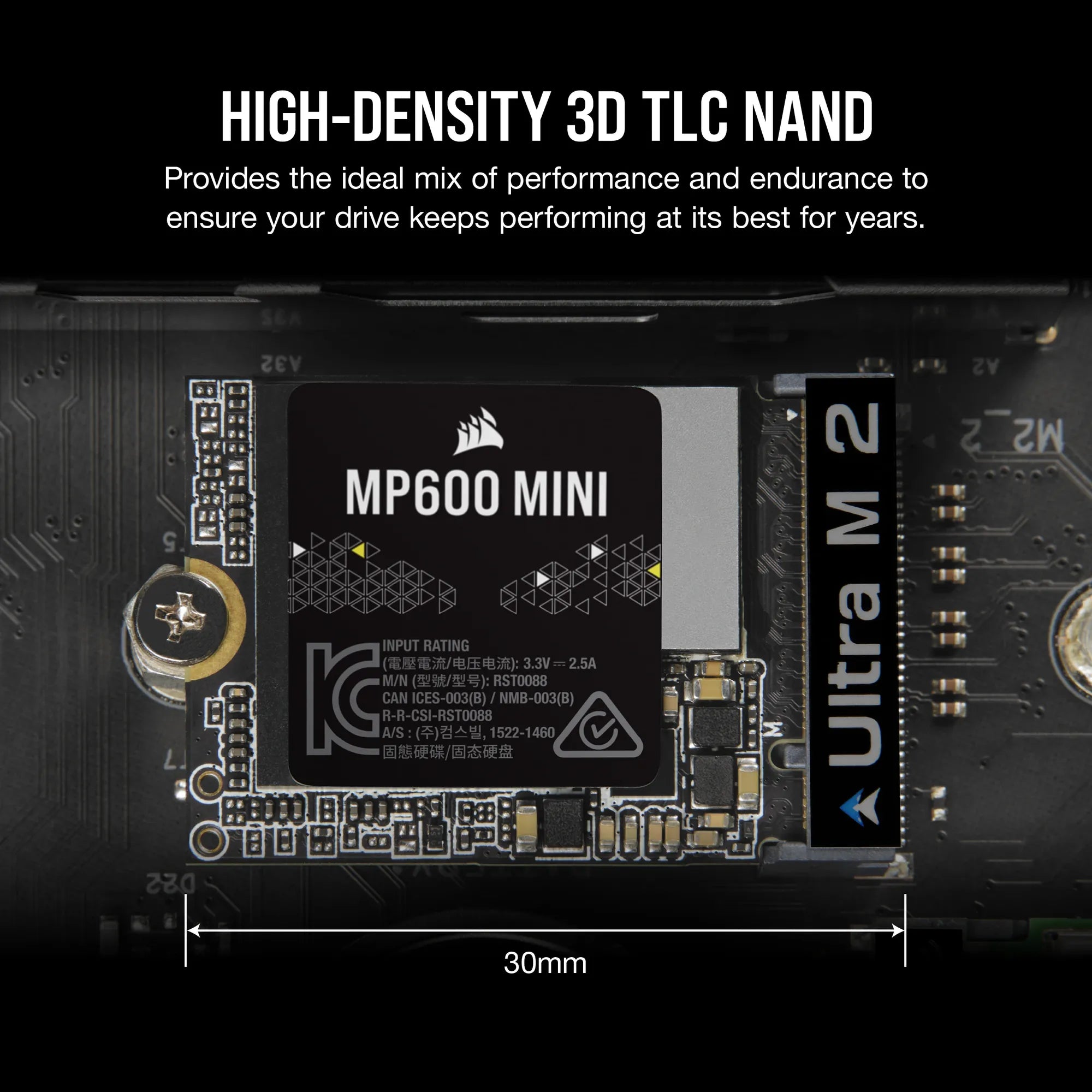 Corsair MP600 Mini, 1 TB, M.2