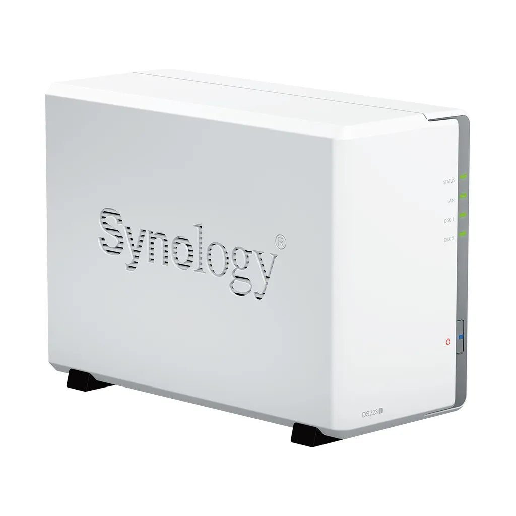 Synology DiskStation DS223J, NAS, Desktop, Realtek, RTD1619B, White