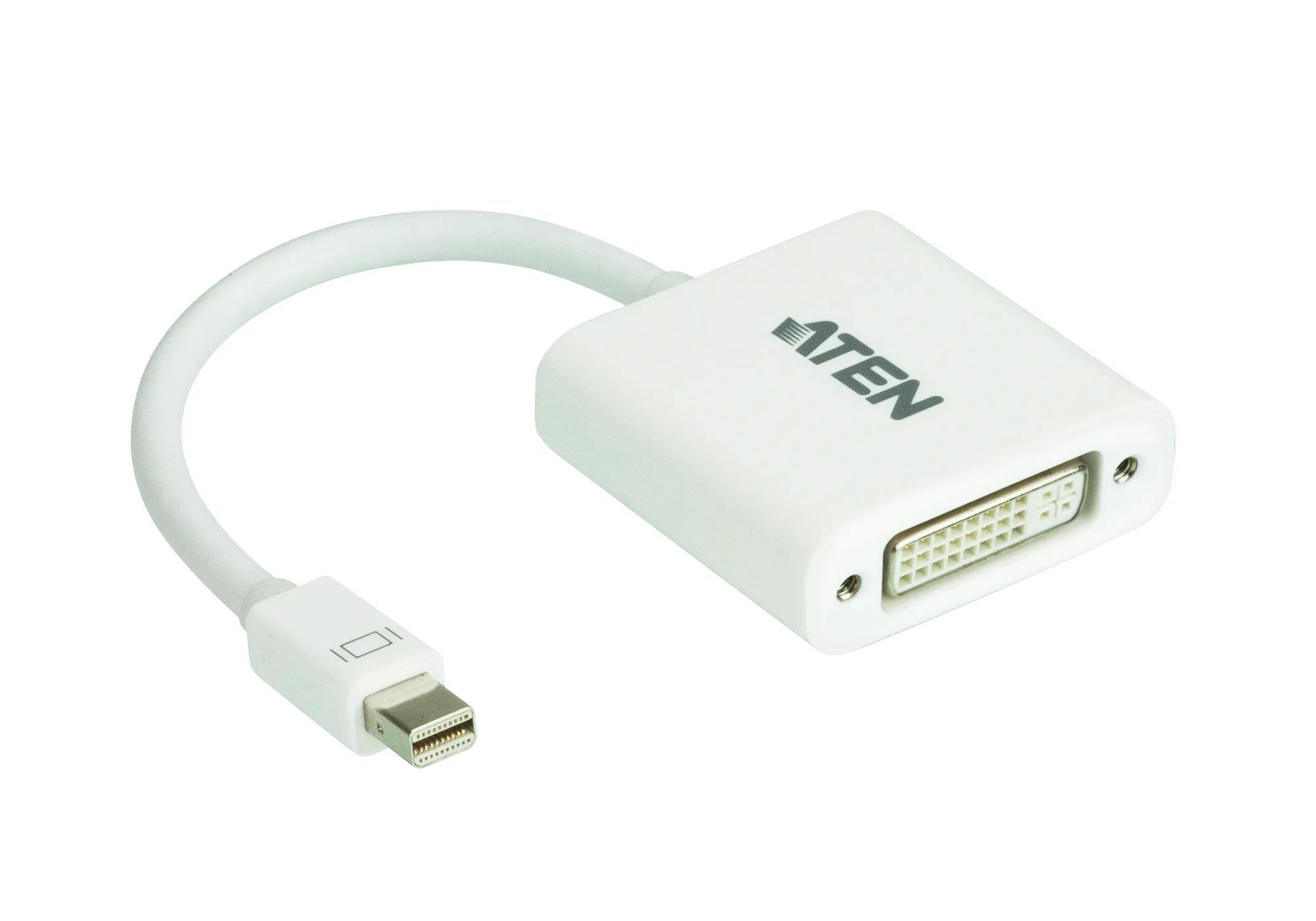 ATEN VC960, Mini DisplayPort, DVI-I, Male, Female, Straight, Straight