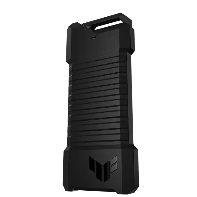 ASUS ESD-T1A/BLK/G/AS//, SSD enclosure, M.2, M.2, PCI Express, Serial ATA, 10 Gbit/s, USB connectivity, Black