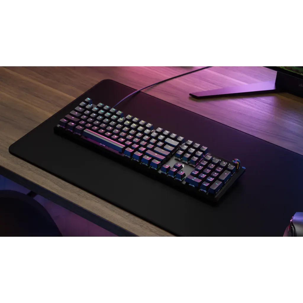 Corsair K70, Full-size (100%), Wired, USB, Mechanical, Black