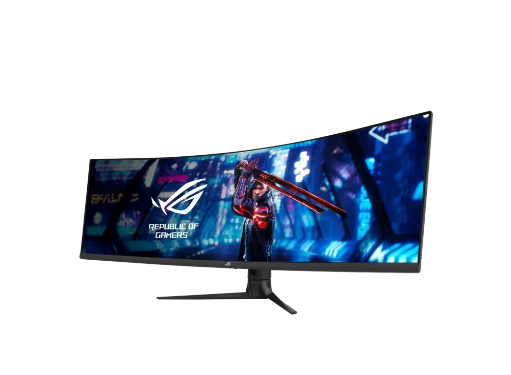 ASUS ROG Strix XG49WCR, 124.5 cm (49"), 5120 x 1440 pixels, DQHD, 1 ms, Black