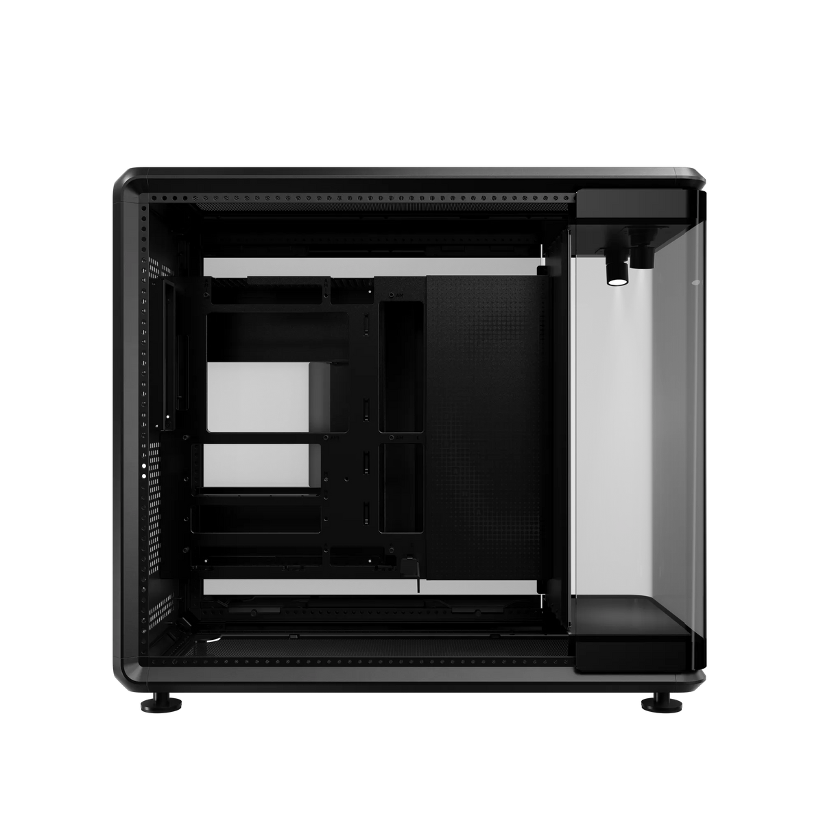Cooler Master MasterFrame 360 Panorama case Supports Mini-ITX; Micro-ATX; ATX; and BTF with 110 mm cable clearance