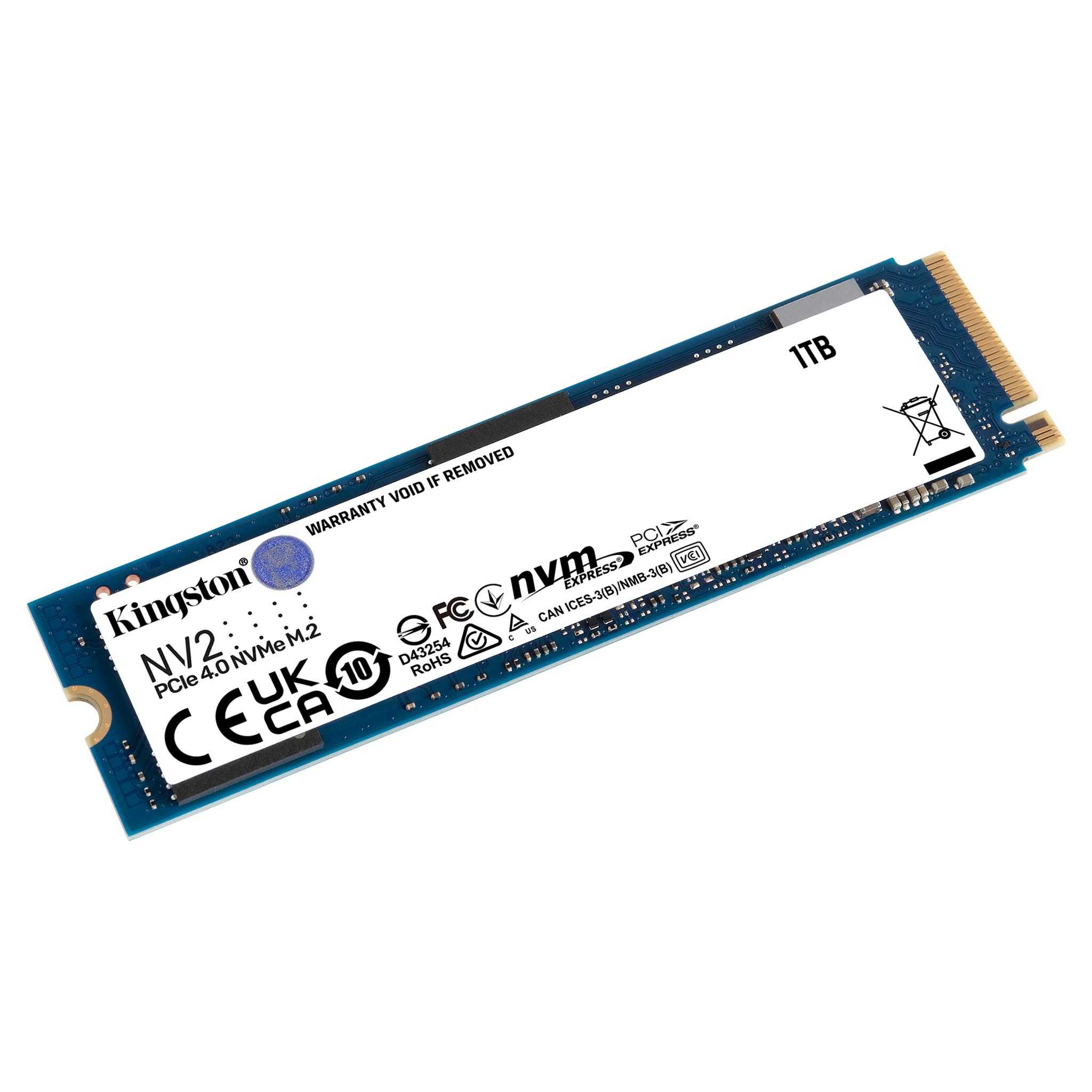 Kingston 1000G NV2 M.2 2280 PCIe 4.0 NVMe SSD