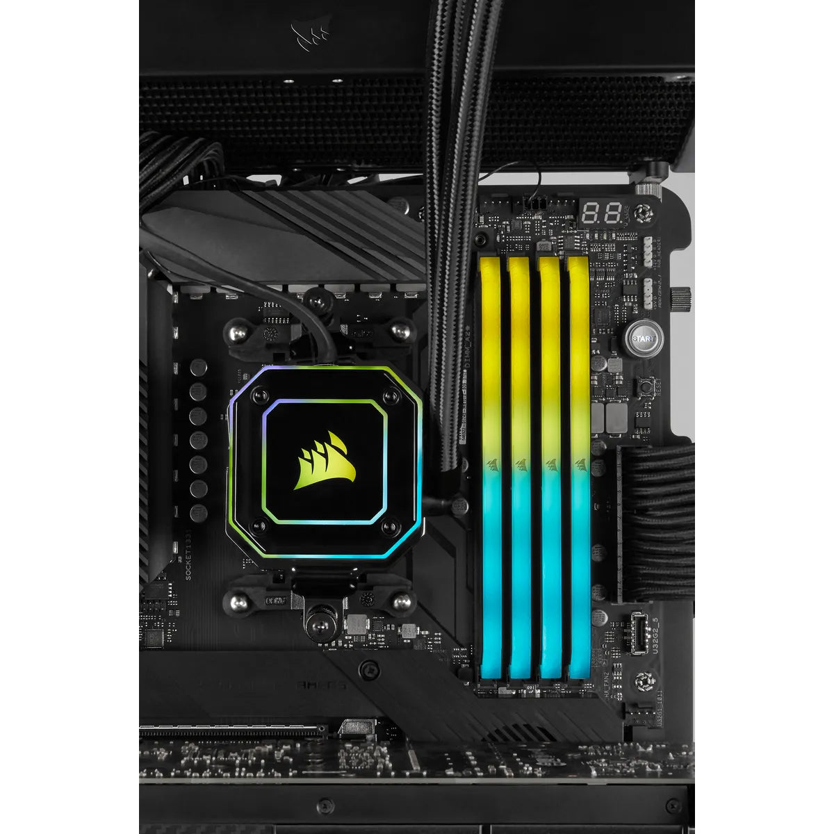 Corsair Vengeance CMG16GX4M1D3600C18, 16 GB, 1 x 16 GB, DDR4, 3600 MHz, 288-pin DIMM, Black