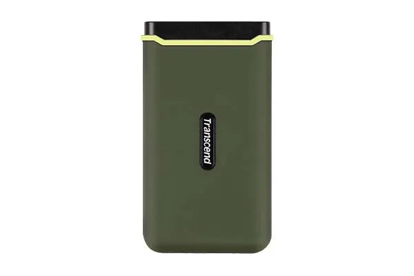 Transcend ESD380C, 500 GB, USB Type-C, USB 3.2 Gen 2x2, 20 Gbit/s, Password protection, Green