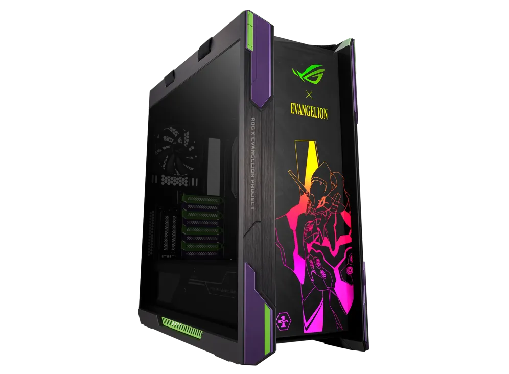 ASUS GX601 ROG STRIX HELIOS EVA, Midi Tower, PC, Black, ATX, EATX, micro ATX, Mini-ITX, Aluminium, Tempered glass, Gaming