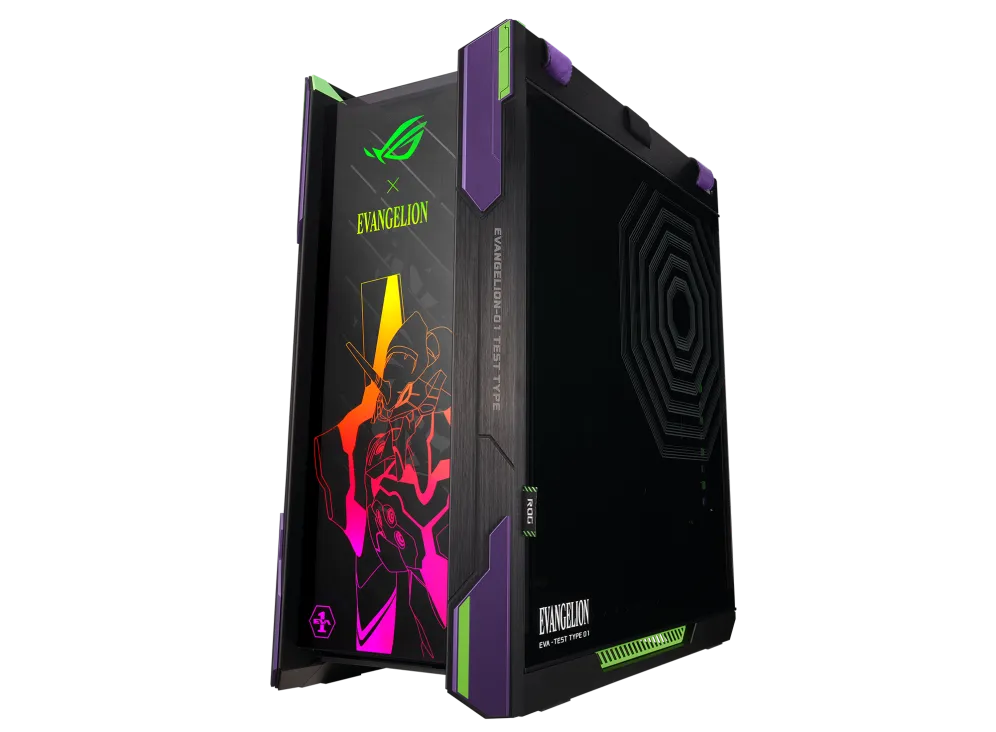 ASUS GX601 ROG STRIX HELIOS EVA, Midi Tower, PC, Black, ATX, EATX, micro ATX, Mini-ITX, Aluminium, Tempered glass, Gaming