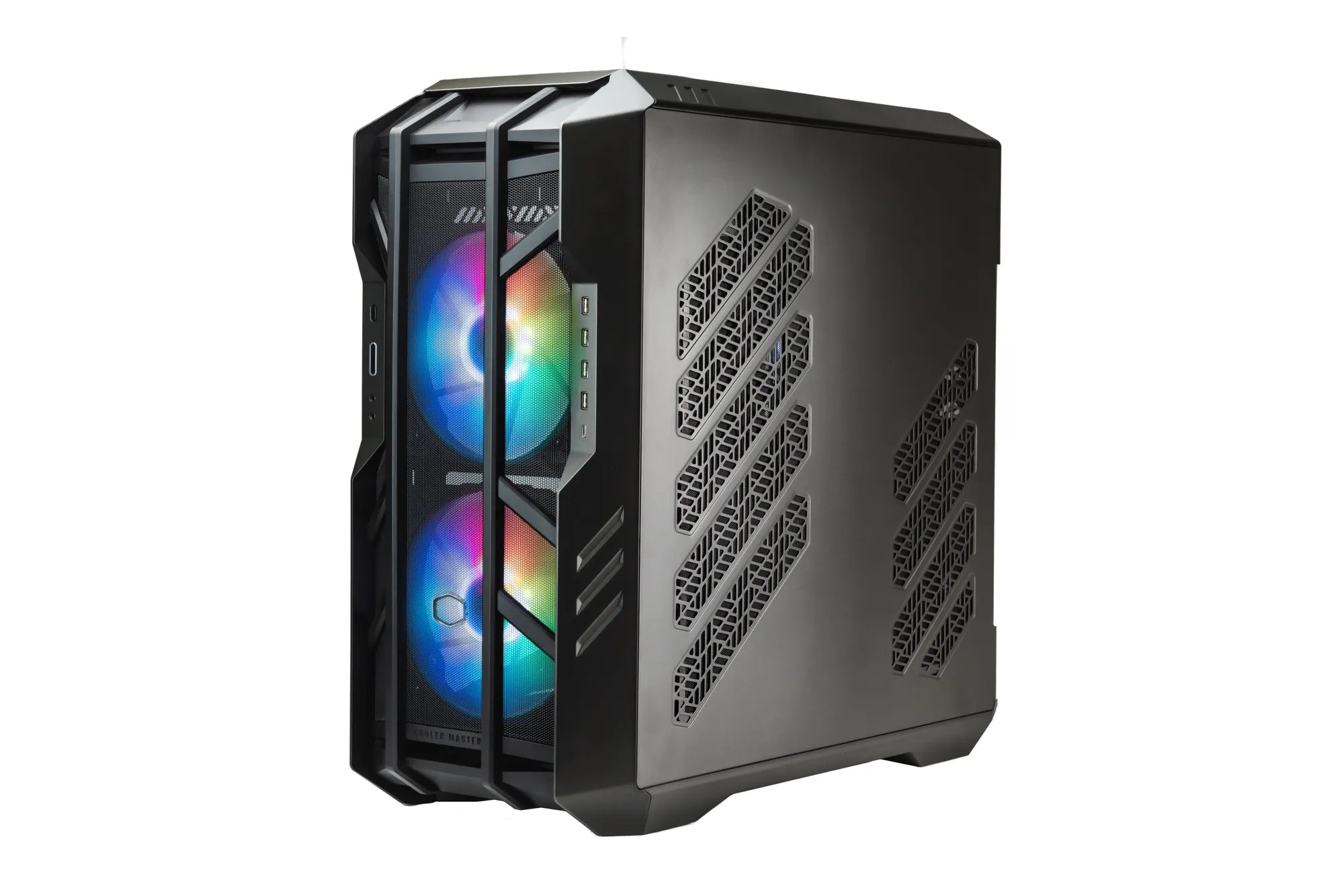 Cooler Master HAF The Berserker, Full Tower, PC, Grey, Titanium, ATX, EATX, micro ATX, Mini-ITX, SSI CEB, SSI EEB, Plastic, Steel, Tempered glass, Multi