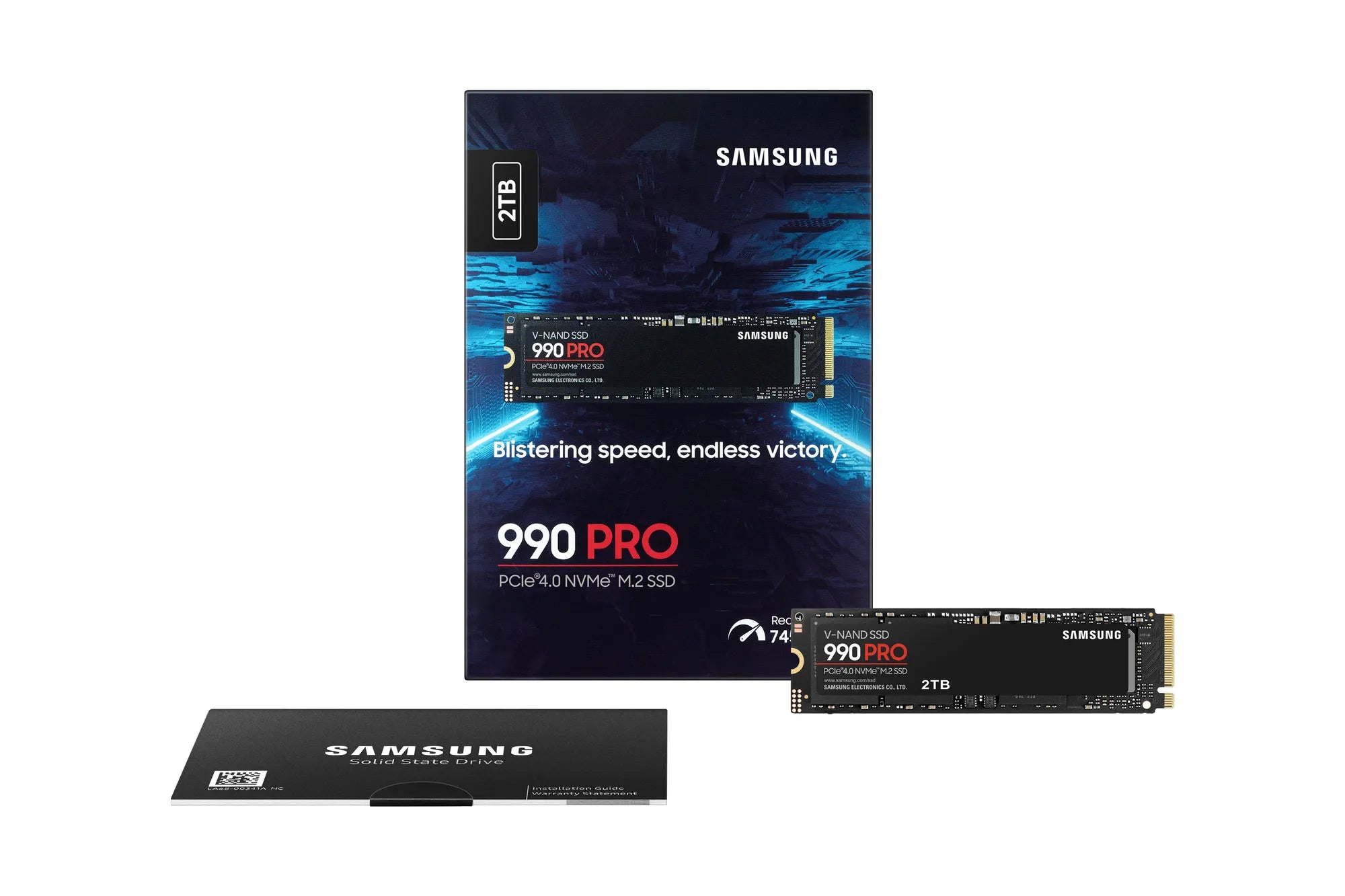 Samsung 990 PRO, 2000 GB, M.2, 7450 MB/s