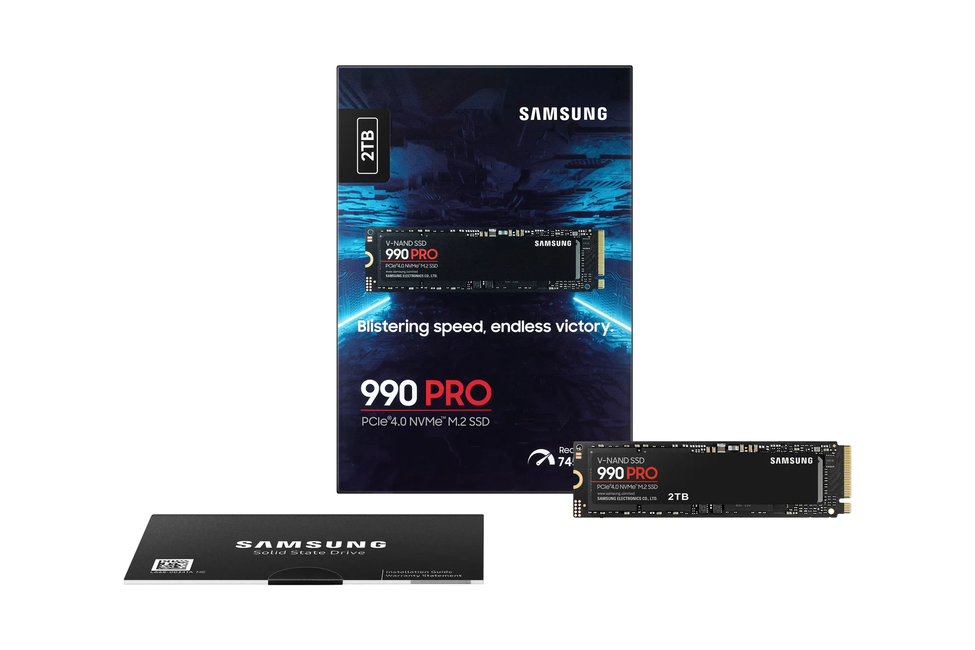 Samsung 990 PRO, 2 TB, M.2, 7450 MB/s