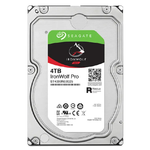 Seagate IronWolf Pro ST4000NT001, 3.5", 4000 GB, 7200 RPM