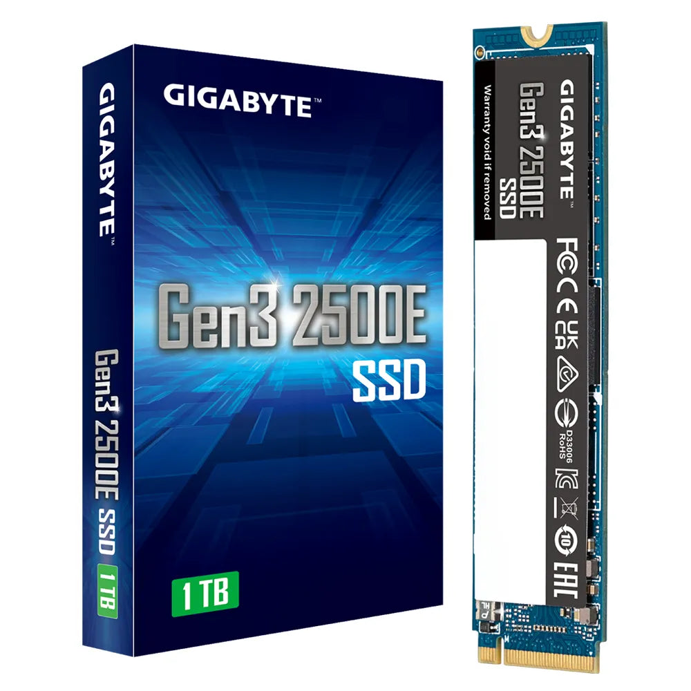 Gigabyte Gen3 2500E SSD 1TB, 1 TB, M.2, 2400 MB/s