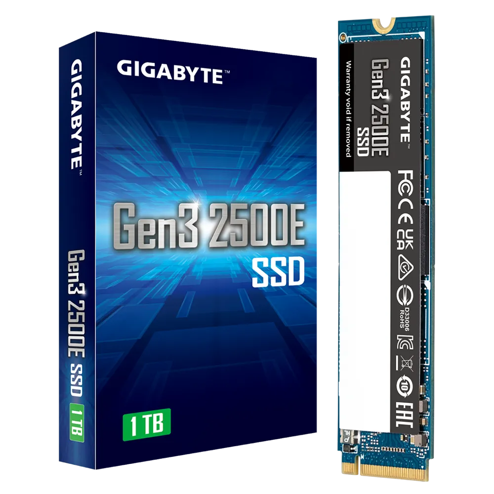 GIGABYTE Gen3 2500E SSD 1TB, 1 TB, M.2, 2400 MB/s