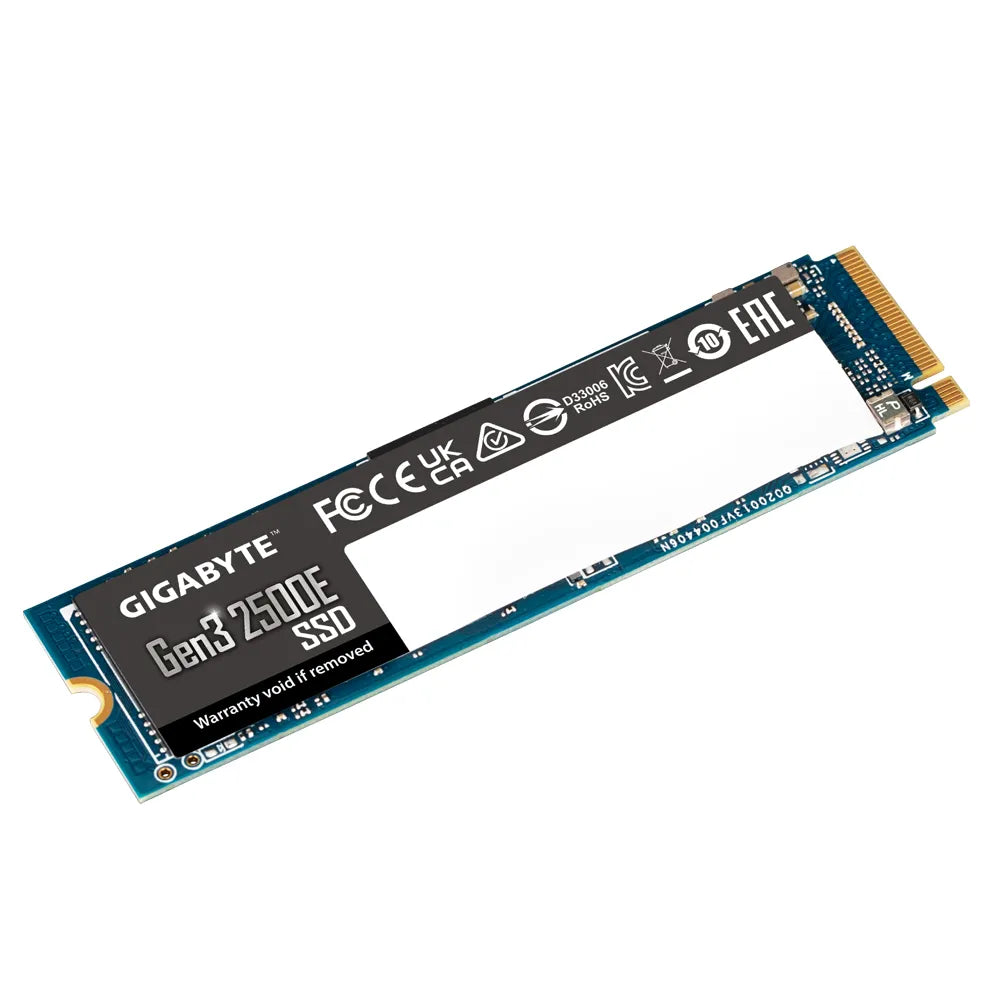 Gigabyte Gen3 2500E SSD 500GB, 500 GB, M.2, 2300 MB/s