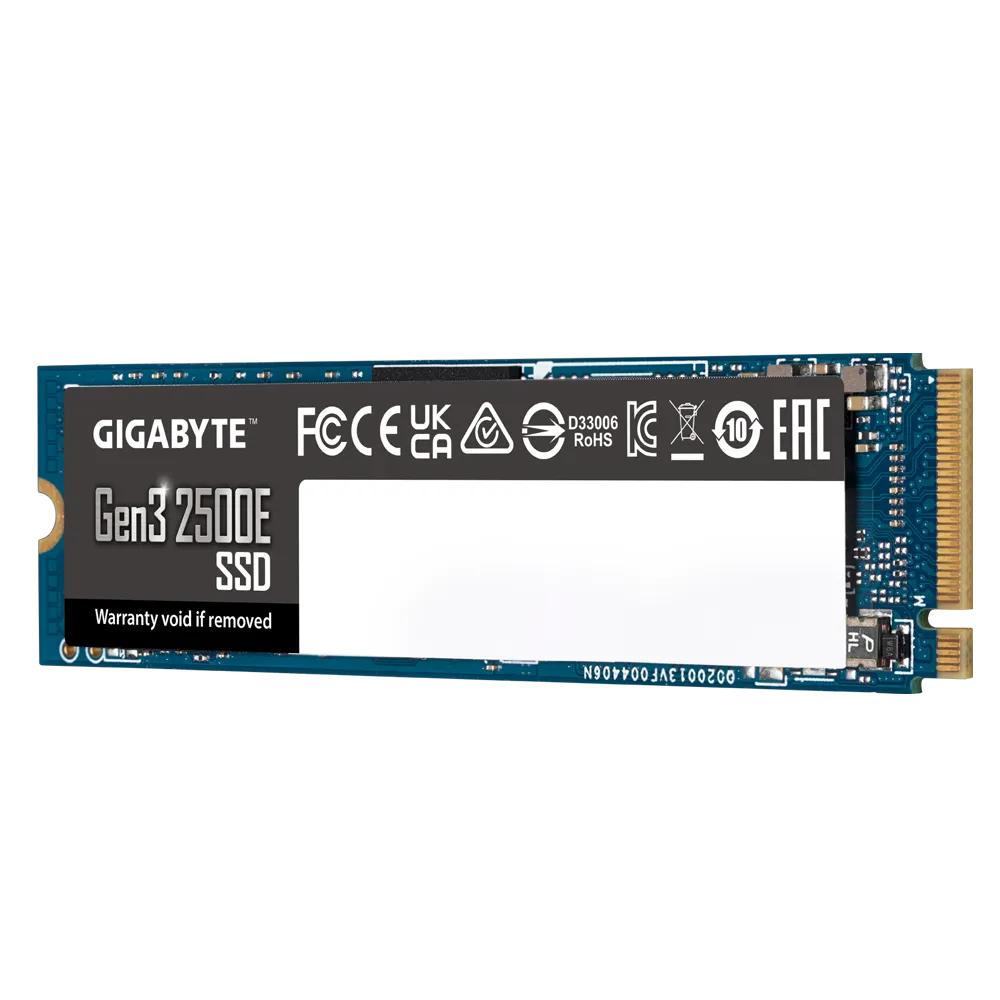 GIGABYTE Gen3 2500E SSD 500GB, 500 GB, M.2, 2300 MB/s