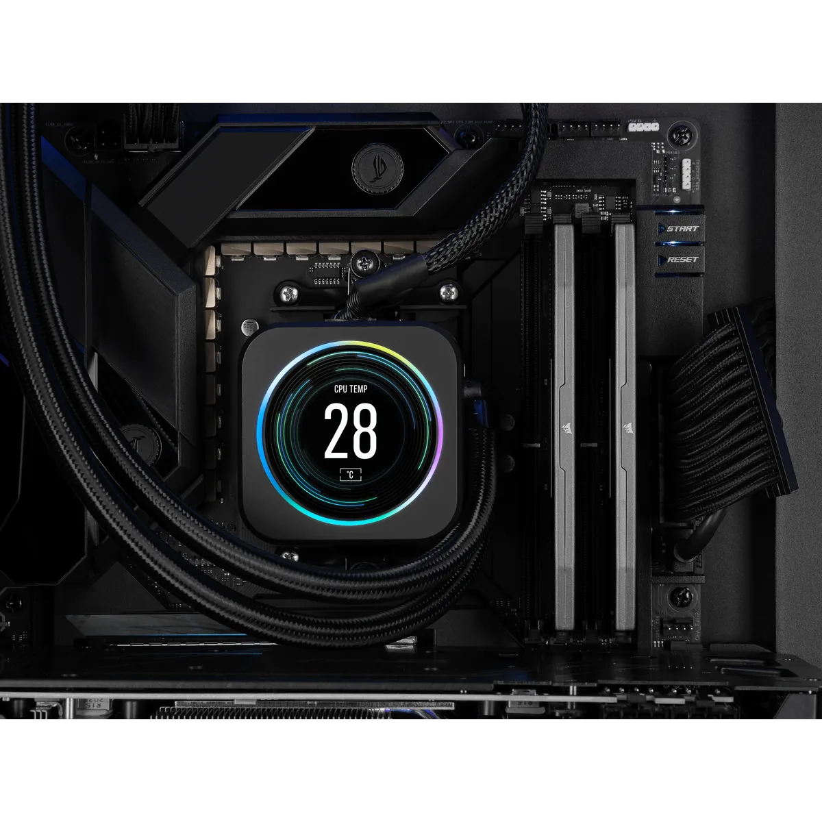 Corsair Vengeance 32GB (2x16GB) DDR5 DRAM 5200MT/s C40 AMD EXPO Memory Kit, 32 GB, 2 x 16 GB, DDR5, 5200 MHz, 288-pin DIMM, Grey