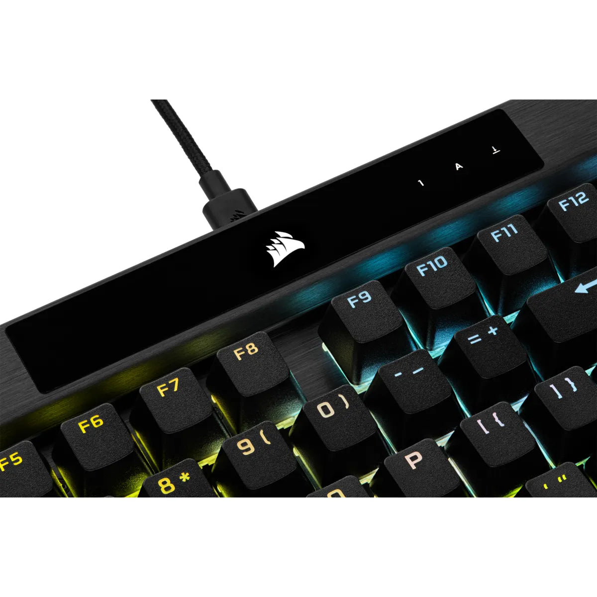 Corsair K70 PRO, Full-size (100%), USB, Opto-mechanical key switch, QWERTY, RGB LED, Black