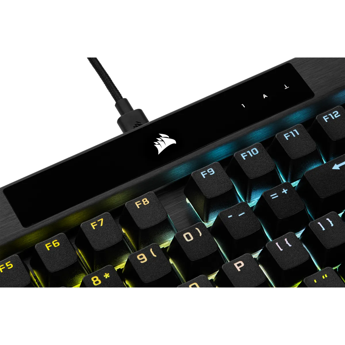 Corsair K70 PRO, Wired, USB, Opto-mechanical key switch, QWERTY, RGB LED, Black