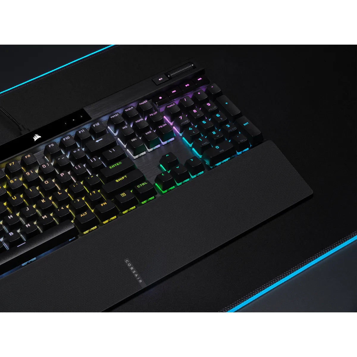 Corsair K70 PRO, Full-size (100%), USB, Opto-mechanical key switch, QWERTY, RGB LED, Black