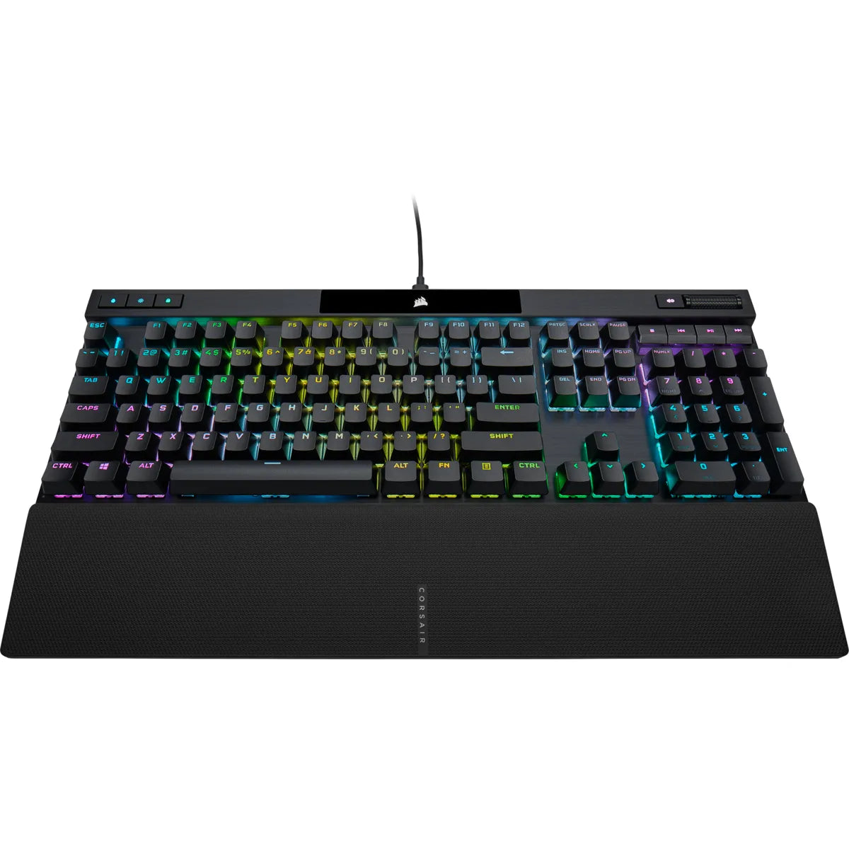 Corsair K70 PRO, Full-size (100%), USB, Opto-mechanical key switch, QWERTY, RGB LED, Black