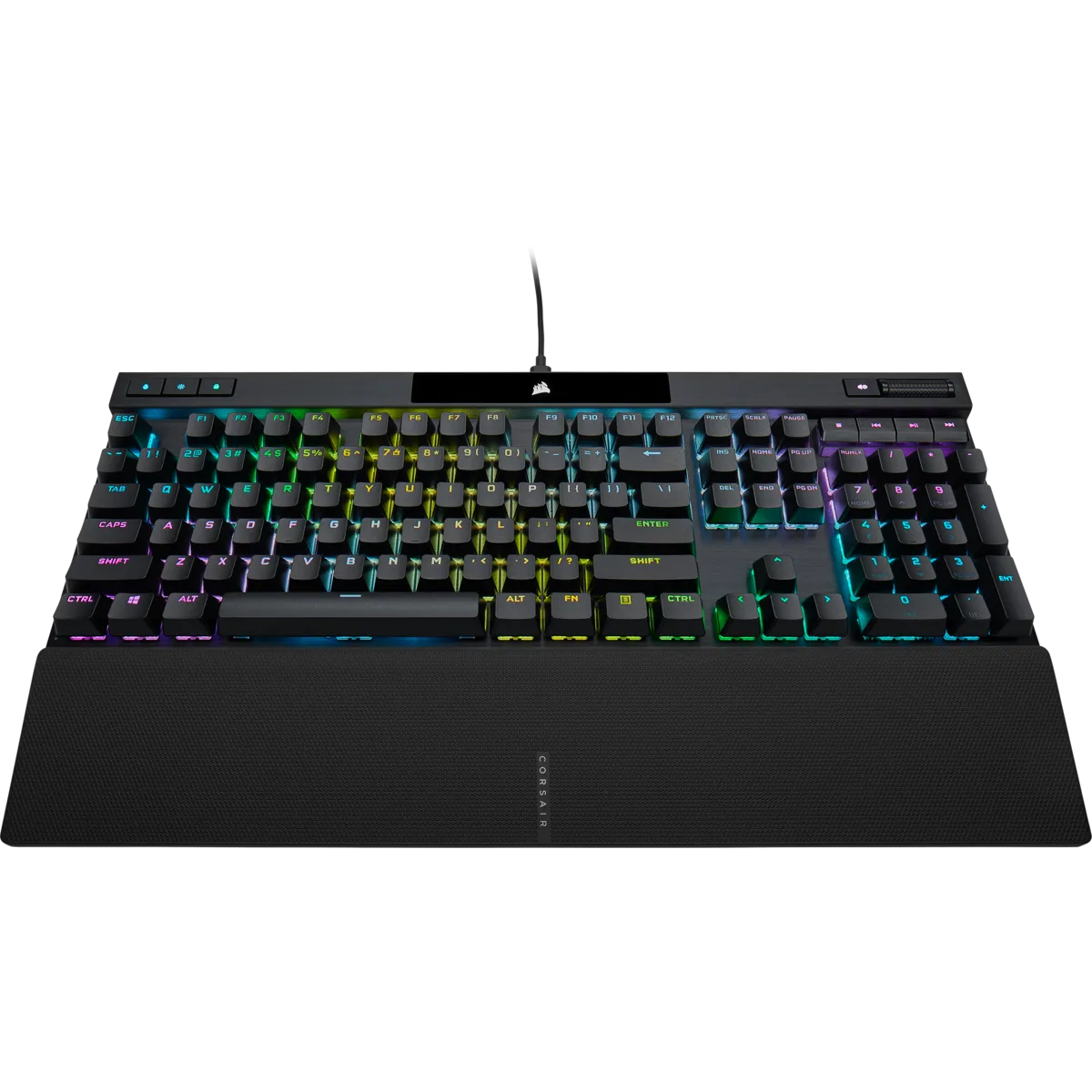 Corsair K70 PRO, Wired, USB, Opto-mechanical key switch, QWERTY, RGB LED, Black