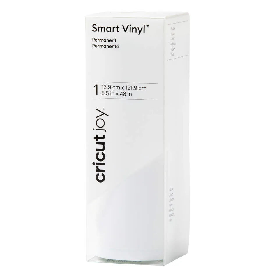 2009832 - Cricut Joy Permanent Smart Vinyl White 13.9x121.9cm