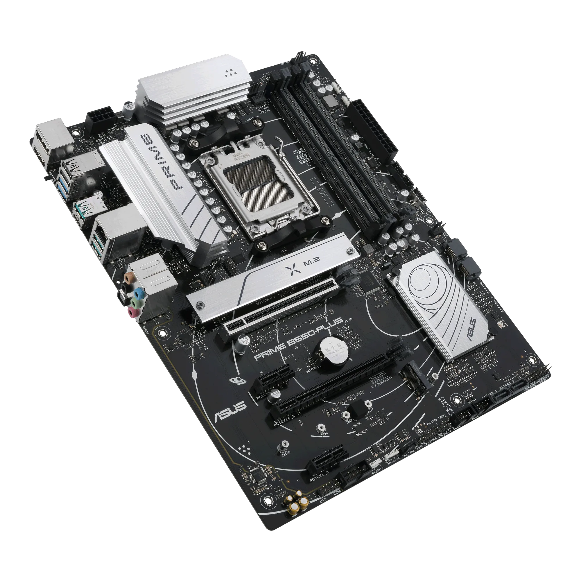 ASUS PRIME B650-PLUS, AMD, Socket AM5, AMD Ryzen™ 3, AMD Ryzen™ 7, AMD Ryzen 9 7th Gen, Socket AM5, DDR5-SDRAM, 128 GB