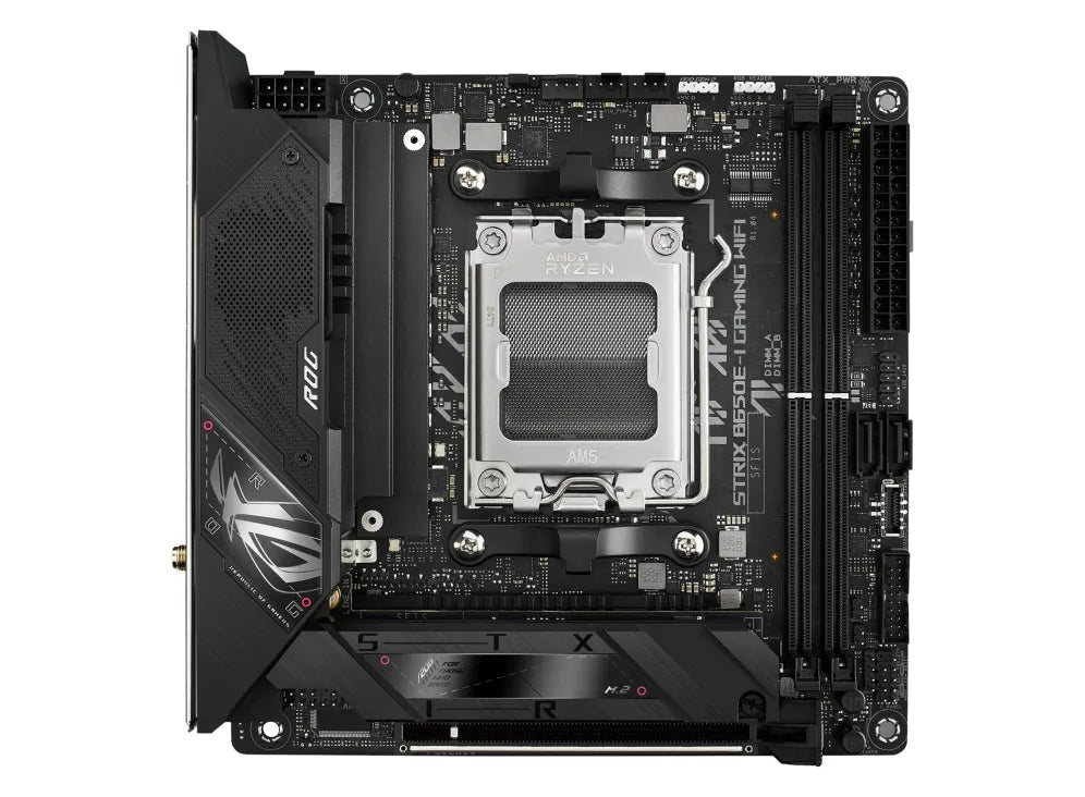 ASUS ROG STRIX B650E-I GAMING WIFI, AMD, Socket AM5, AMD Ryzen™ 7, Socket AM5, DDR5-SDRAM, 64 GB