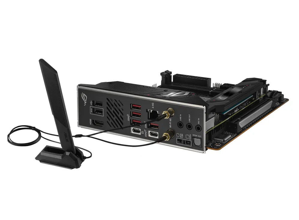 ASUS ROG STRIX B650E-I GAMING WIFI, AMD, Socket AM5, AMD Ryzen™ 7, Socket AM5, DDR5-SDRAM, 64 GB