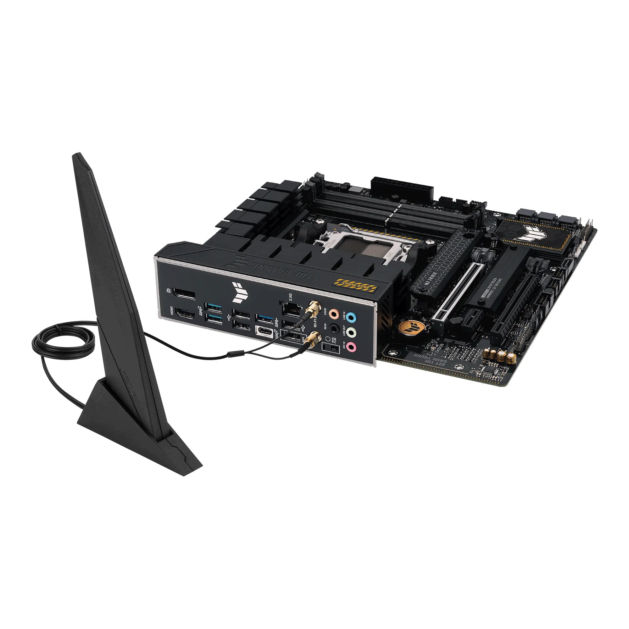 ASUS TUF GAMING B650M-PLUS WIFI, AMD, Socket AM5, DDR5-SDRAM, 128 GB, DIMM, Dual-channel