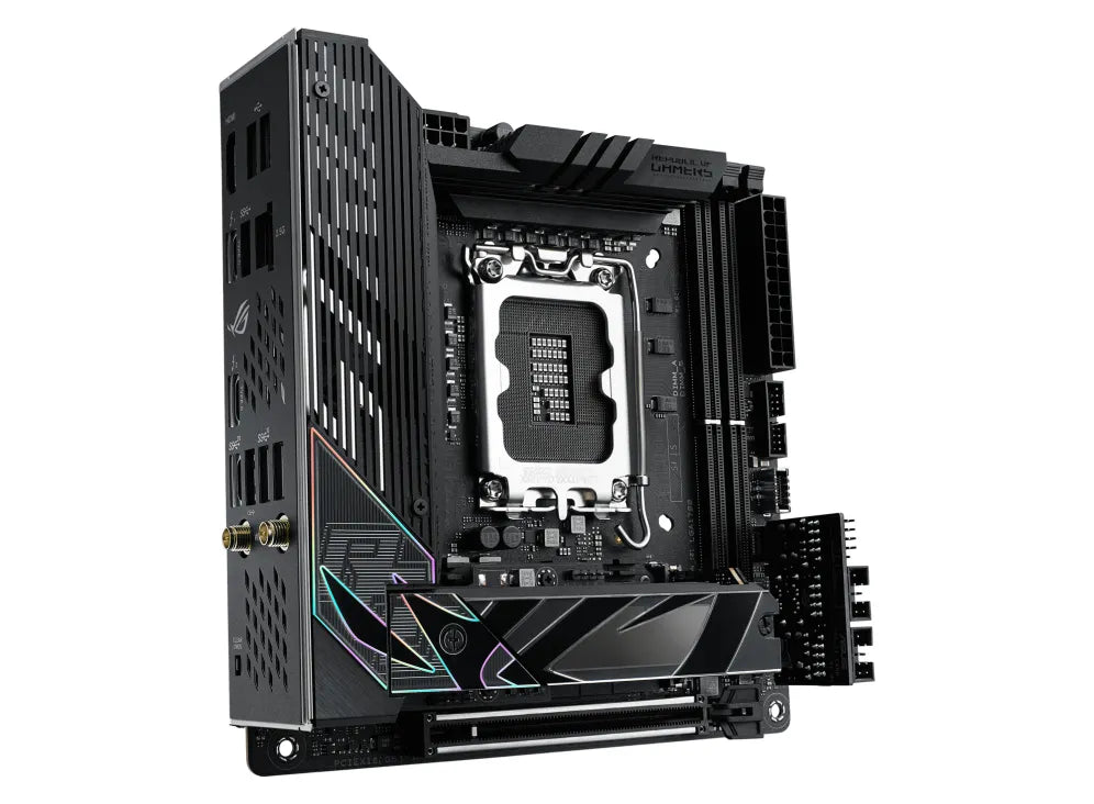 ASUS ROG STRIX Z790-I GAMING WIFI, AMD, LGA 1700, Intel® Celeron®, Intel® Core™ i3, Intel® Core™ i5, Intel® Core™ i7, Intel® Core™ i9,..., LGA 1700, DDR5-SDRAM, 64 GB