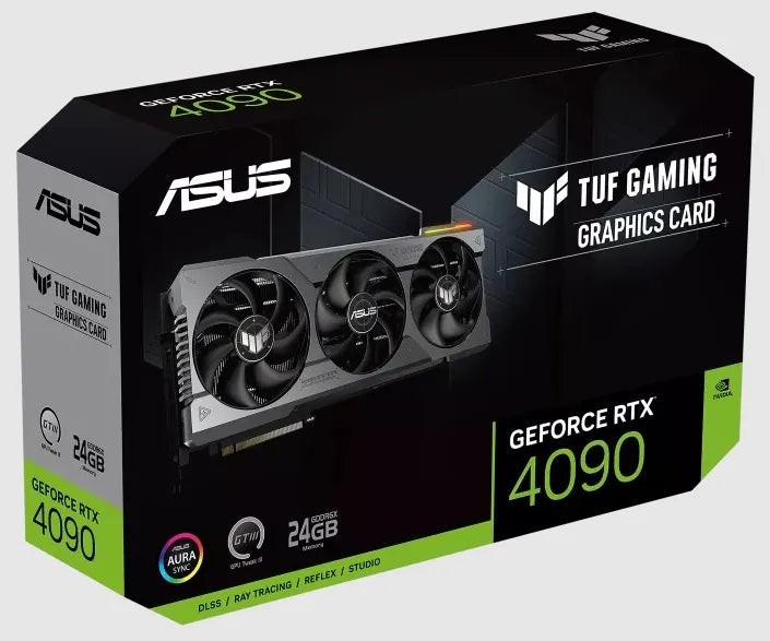 ASUS TUF Gaming TUF-RTX4090-24G-GAMING, GeForce RTX 4090, 24 GB, GDDR6X, 384 bit, 7680 x 4320 pixels, PCI Express 4.0