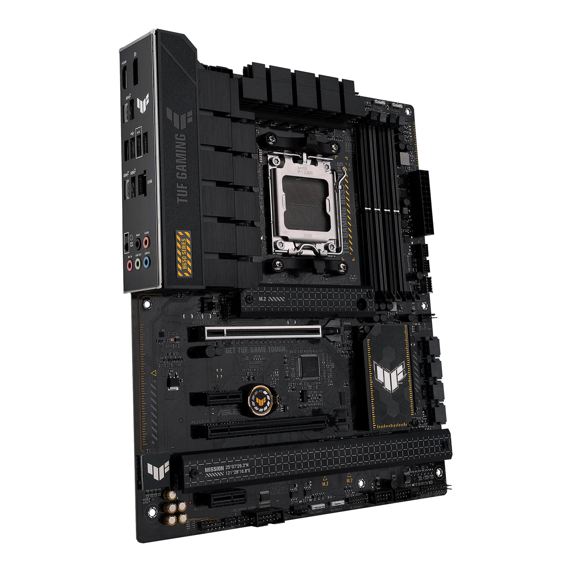 ASUS TUF GAMING B650-PLUS, AMD, Socket AM5, AMD Ryzen™ 3, AMD Ryzen™ 7, AMD Ryzen 9 7th Gen, Socket AM5, DDR5-SDRAM, 128 GB