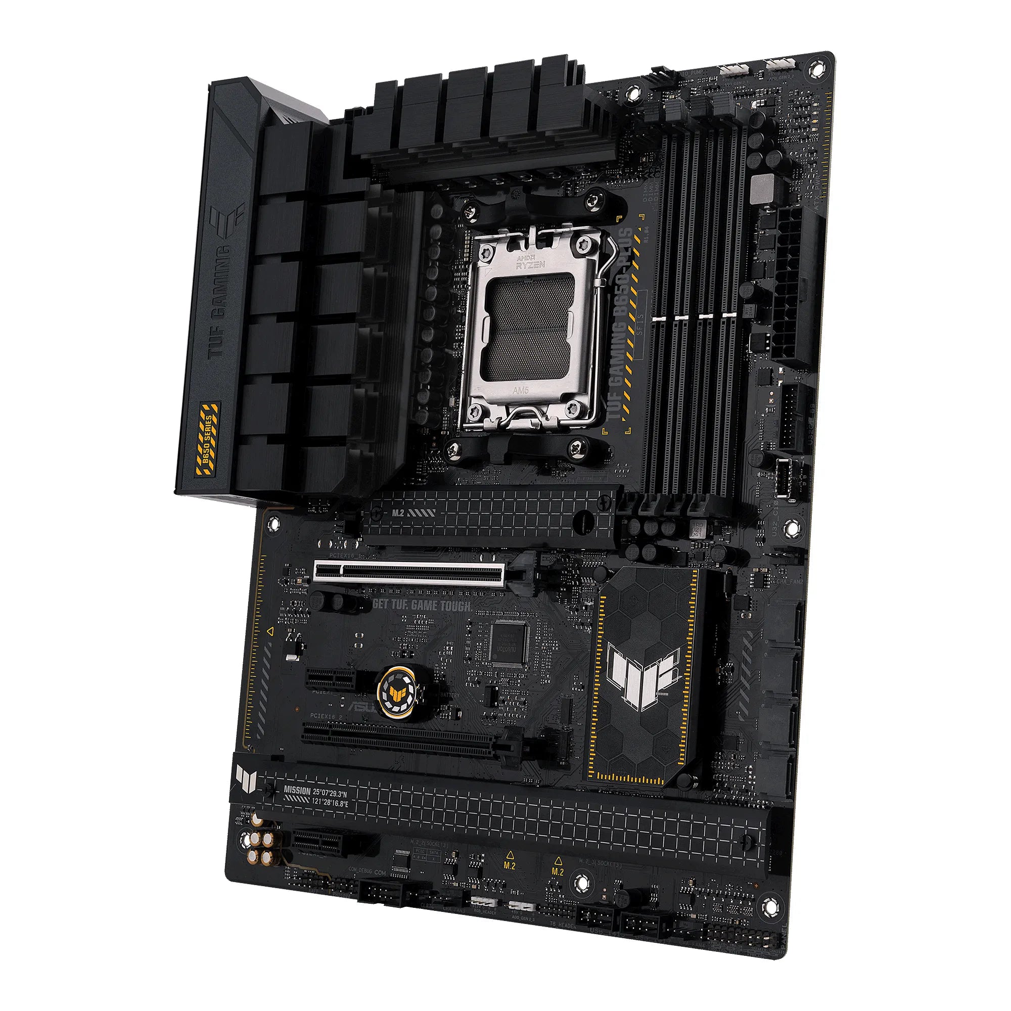 ASUS TUF GAMING B650-PLUS, AMD, Socket AM5, AMD Ryzen™ 3, AMD Ryzen™ 7, AMD Ryzen 9 7th Gen, Socket AM5, DDR5-SDRAM, 128 GB