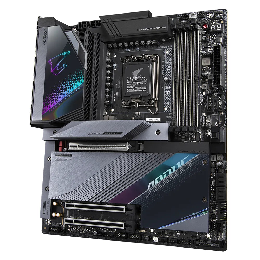 Gigabyte Z790 AORUS MASTER, Intel, LGA 1700, Intel® Celeron®, Intel® Core™ i3, Intel® Core™ i5, Intel® Core™ i7, Intel® Core™ i9,..., LGA 1700, DDR5-SDRAM, 128 GB