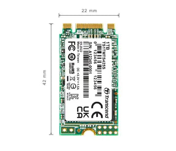 Transcend M.2 SSD 425S, 1 TB, M.2, 550 MB/s