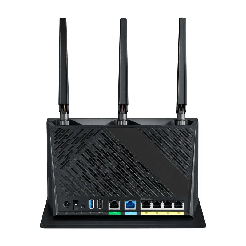 ASUS RT-AX86U Pro, Wi-Fi 6 (802.11ax), Dual-band (2.4 GHz / 5 GHz), Ethernet LAN, Black, Tabletop router