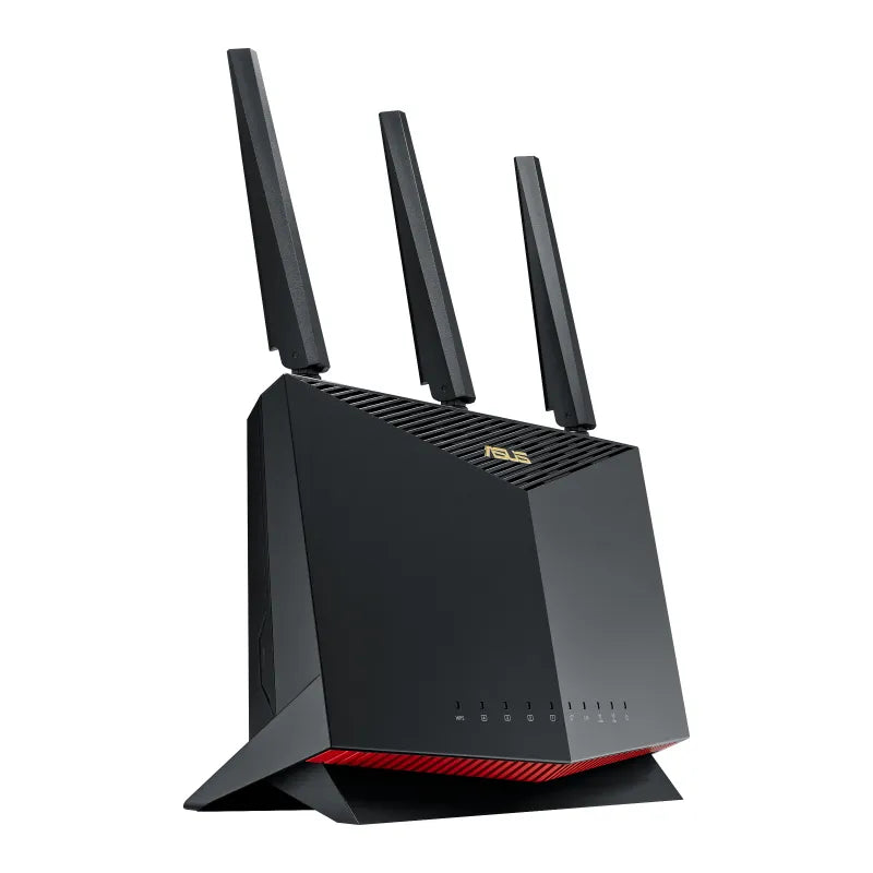 ASUS RT-AX86U Pro, Wi-Fi 6 (802.11ax), Dual-band (2.4 GHz / 5 GHz), Ethernet LAN, Black, Tabletop router