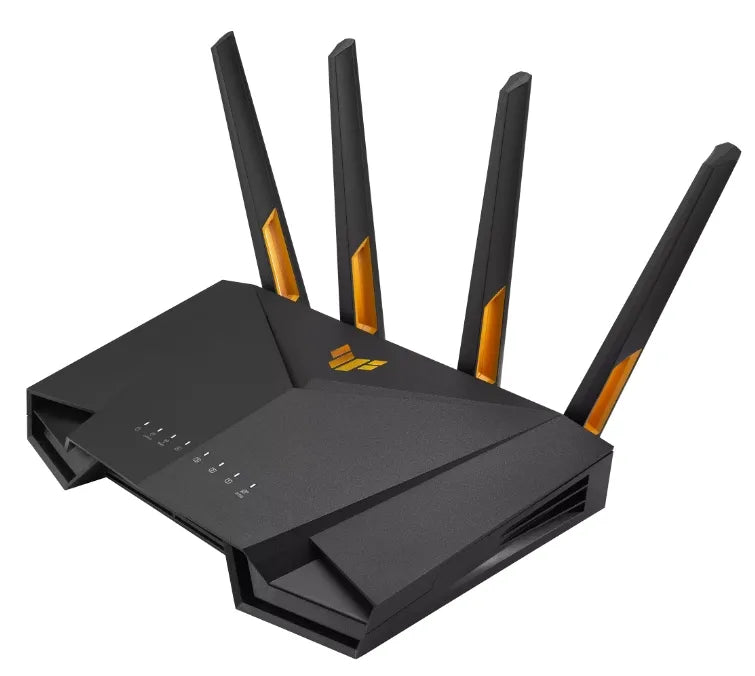 ASUS TUF-AX4200, Wi-Fi 6 (802.11ax), Dual-band (2.4 GHz / 5 GHz), Ethernet LAN, Black, Tabletop router
