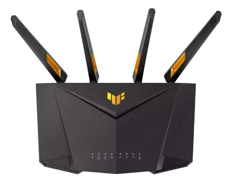 ASUS TUF-AX4200, Wi-Fi 6 (802.11ax), Dual-band (2.4 GHz / 5 GHz), Ethernet LAN, Black, Tabletop router