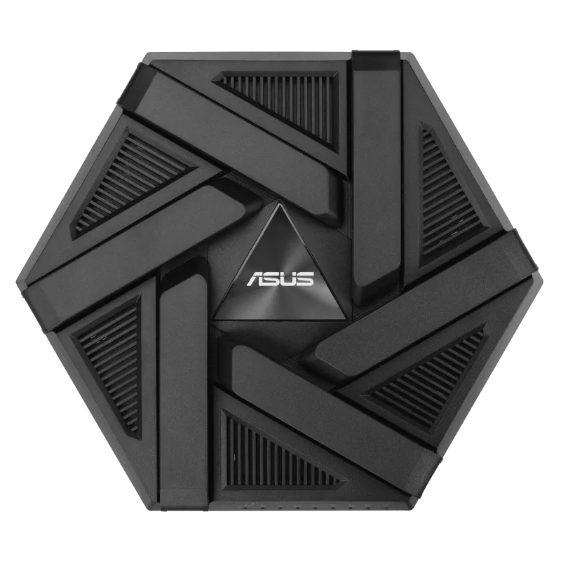 ASUS RT-AXE7800, Wi-Fi 6E (802.11ax), Tri-band (2.4 GHz / 5 GHz / 6 GHz), Ethernet LAN, Black, Tabletop router