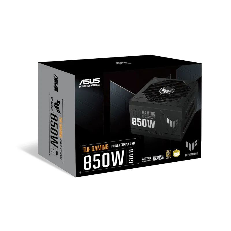ASUS TUF Gaming 850W Gold, 850 W, 100 - 240 V, 130 W, 850 W, 130 W, 9.6 W