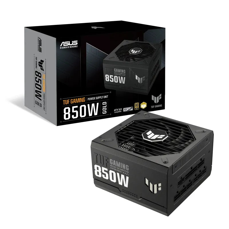 ASUS TUF Gaming 850W Gold, 850 W, 100 - 240 V, 130 W, 850 W, 130 W, 9.6 W