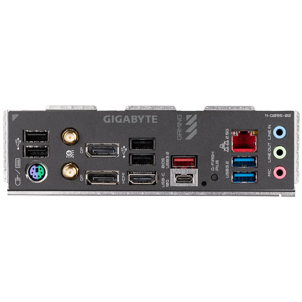 GIGABYTE B650M GAMING X AX - Supports AMD AM5 CPUs, 6+2+1 Phases Digital VRM, up to 8000MHz DDR5 (OC), 2xPCIe 4.0 M.2, Wi-Fi 6E, 2.5GbE LAN, USB 3.2 Gen 2, AMD, Socket AM5, AMD Ryzen™ 3, AMD Ryzen™ 5, AMD Ryzen™ 7, AMD Ryzen 9 7th Gen, Socket AM5, DDR5-SDRAM, 192 GB