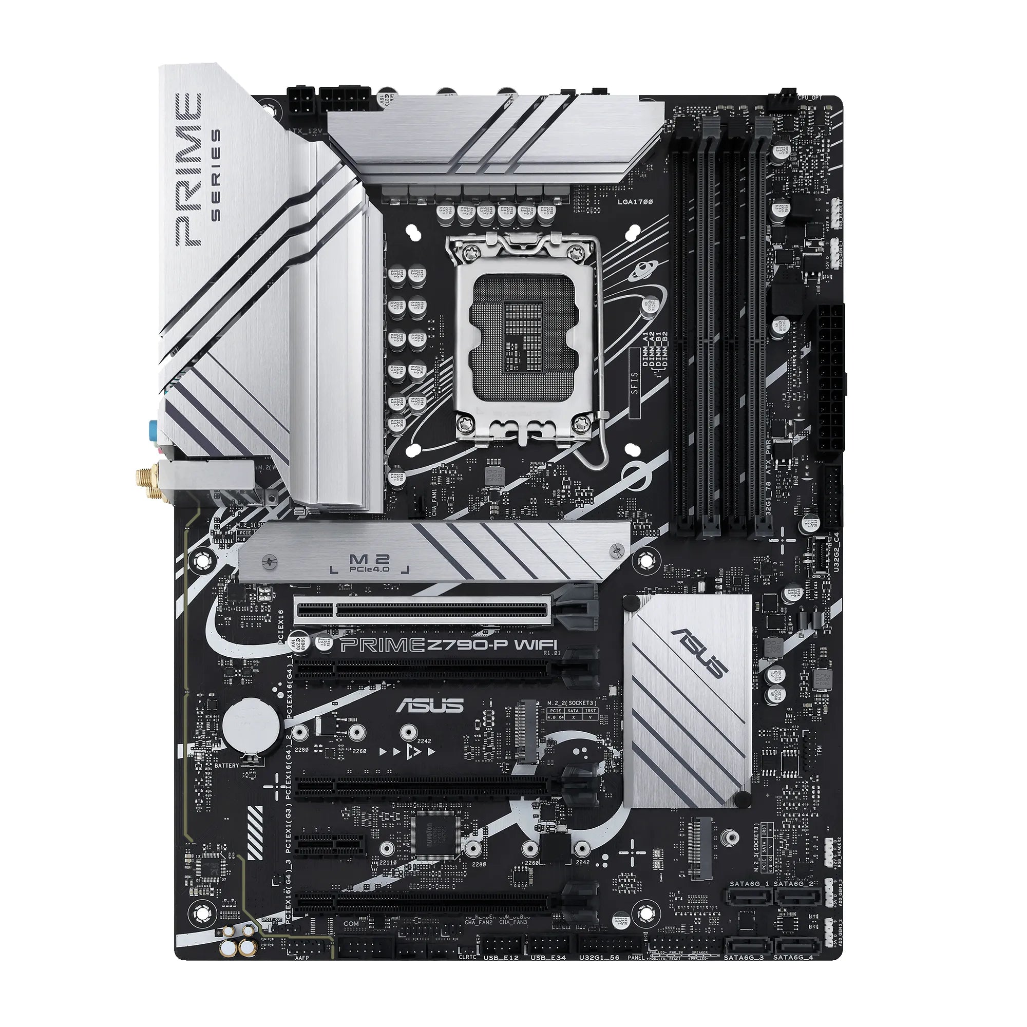 ASUS PRIME Z790-P WIFI, Intel, LGA 1700, Intel® Celeron®, Intel® Core™ i3, Intel® Core™ i5, Intel® Core™ i7, Intel® Core™ i9,..., LGA 1700, DDR5-SDRAM, 128 GB