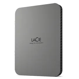 LaCie Mobile Drive Secure, 2 TB, 3.2 Gen 1 (3.1 Gen 1), Grey